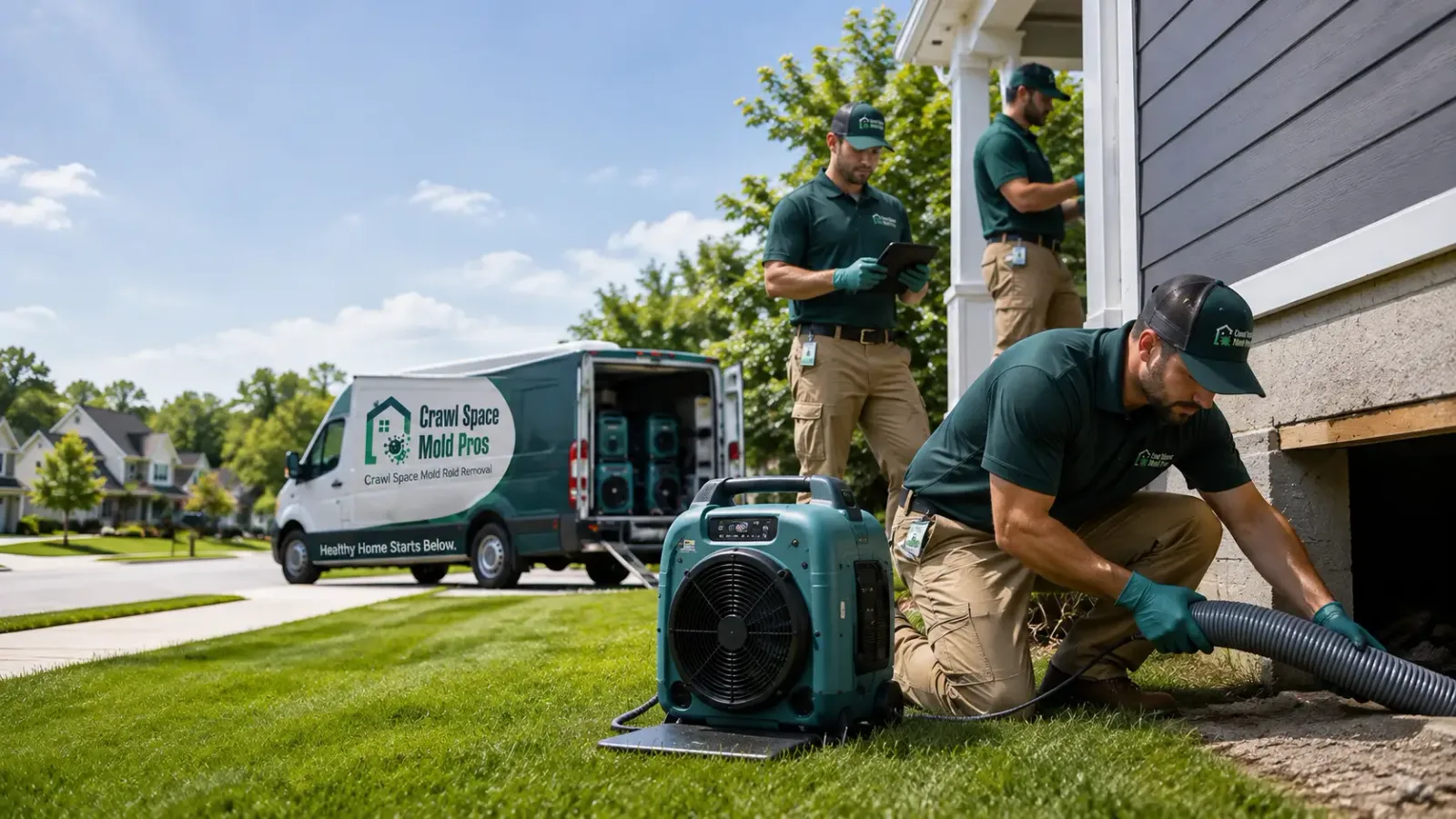 Crawl Space Mold Removal in Osage, IA
